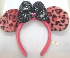 ディズニー ヒョウ柄カチューシャ(ピンク)