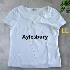 Aylesbury アリスバーリー東京スタイル　半袖カットソー ホワイト　LLのサムネイル