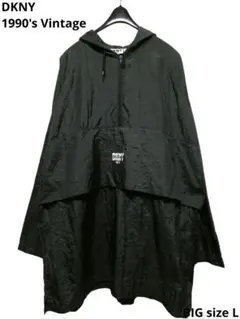 DKNYダナキャランニューヨークナイロンアノラックパーカープルオーバー