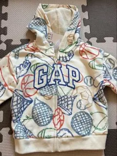 GAP スポーツモチーフ フード付きトレーナー 新品タグ付き12-18ヶ月