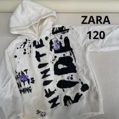 ザラ　ベアーチーム　トレーナー　パーカー　120