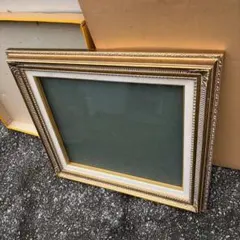 パーツ欠品】出展用高級仮縁 F50号 ウッドシルバー 油絵 絵画 ⑥