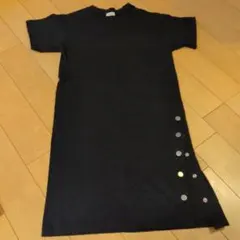 ブランシェス　ワンピース　Tシャツ生地　130センチ　ブラック