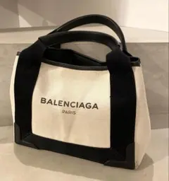 BALENCIAGA カバス xs ホワイト×ブラック