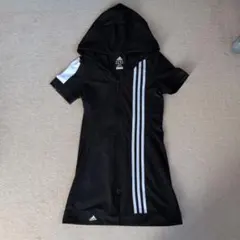 adidas　フード付きミニワンピース　Sサイズ
