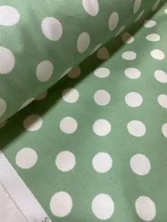 2m TCカラーデニム　グリーン　ハギレ　生地