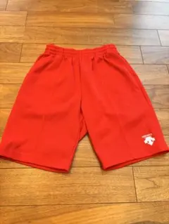 DESCENTE デサント 赤 ハーフパンツ