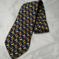 売り切り♡LANCEL ♡ネイビー 靴デザイン ネクタイ