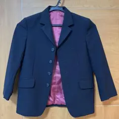 黒　キッズ　ジャケット（赤裏地）　120センチ