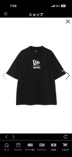 New Era 千葉ロッテマリーンズ Tシャツのサムネイル