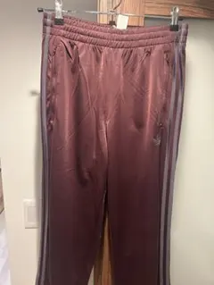 adidas バーガンディ ストライプパンツ　トラックパンツ　新品未使用値下不可