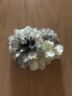 フラワーコサージュ ヘアクリップ
