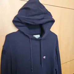 Champion フード付きトレーナー 黒　長袖　スウエット　パーカー