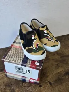 A BATHING APE スリッポン サイズ···19cm - メルカリ