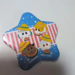 PUI PUI モルカー 星型缶バッジ