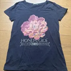 プリント 半袖Tシャツ ブラック