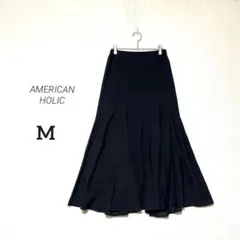 【AMERICAN HOLIC】着回し抜群✨フレアロングスカート カジュアル M