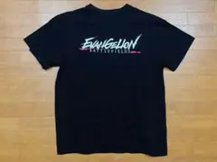 エヴァンゲリオン バトルフィールズ Tシャツ ブラック Mサイズ ロゴ 非売品