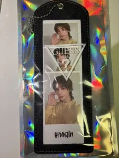 新品未開封】スキズ ヒョンジン GUESS デニムキーリング - メルカリ