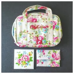 日本再上陸記念【新品未使用】キャスキッドソン ポーチ&ミラー&ティッシュケース