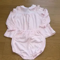 90 セリーヌ　ワンピース　ベビー　ピンク