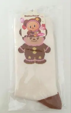 Butterbear キャラクターソックス フリーサイズ