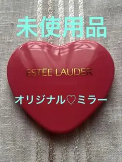 【未使用】エスティローダー　ノベルティ　可愛い♡ハートミラー♡ピンク♡拡大鏡付きのサムネイル