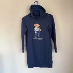 ラルフローレン ポロベア パーカー スウェット ワンピース キッズ