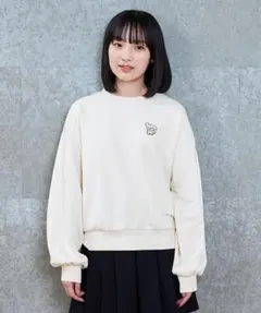 ラブトキシック ゆるモチーフロゴ裏起毛スウェット160