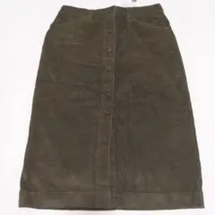 ギャップ　GAP　カーキブラウンコーデュロイスカートサイズ6 大きいサイズXL