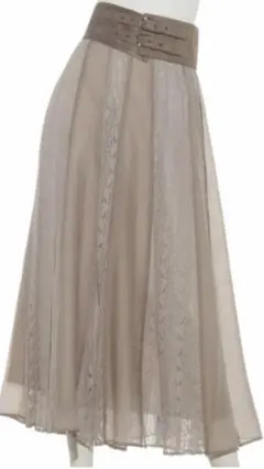 リランドチュール   エアリーレースはぎスカート