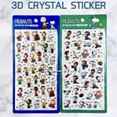 韓国限定 PEANUTS スヌーピー ステッカー ボンボンドロップシール 2種類