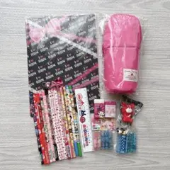 下敷き 鉛筆 筆箱  消しゴム 鉛筆キャップ 女の子 まとめ売り