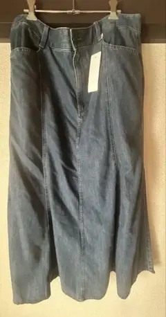 ライトデニムフレアマキシスカート⭐︎