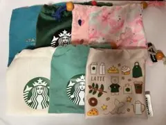 スターバックス 巾着袋 7個セット