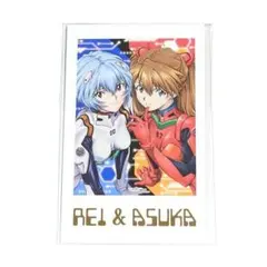 新世紀エヴァンゲリオン チェキ風カード アスカ 綾波レイ