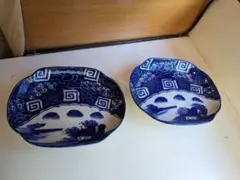 明治大正印判ベロ藍小紋柄二段重 2025年最新】ベロ藍 伊万里の人気アイテム - メルカリ