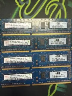 デスクトップメモリ 1g✖️4枚　おまけcpuセット