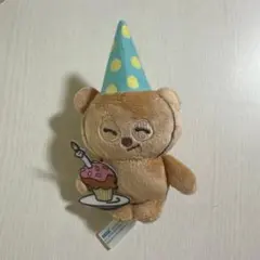 クマのぬいぐるみ カップケーキ付き