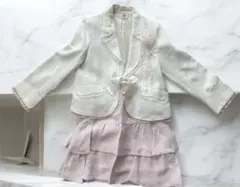 最終価格♡ anyFAM ♡入学式 発表会 女の子 フォーマルスーツ⭐︎120