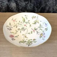 ウェッジウッドWEDGWOOD『スウィートプラム』オーバル皿
