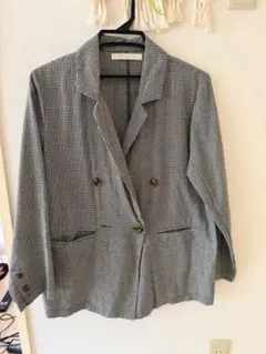 Ray Cassin テーラードジャケット 千鳥格子柄 Fのサムネイル