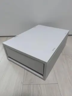 無印良品 ポリプロピレンケース・引出式・浅型・ホワイトグレー
