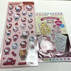 ハローキティ ぷっくりシール　サンリオシール　まとめて2点