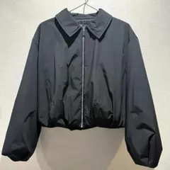 ZARA ブラック ショート丈 ブルゾン