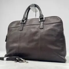 FOSSIL 本革 ビジネスバッグ 2way A4 ダークブラウン 2530のサムネイル