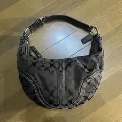 Coach コーチ ホーボー ブラウン系 シグネチャーのサムネイル
