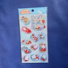 ツインラビットエンジェル シャカシャカ シール ステッカー デコ シール帳
