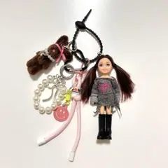 人気　一点もの　キーホルダー　バッグチャーム　バービー　チャーム　韓国　限定小物のサムネイル