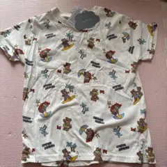タグ付き　バースデイ　くま　futafuta Tシャツ